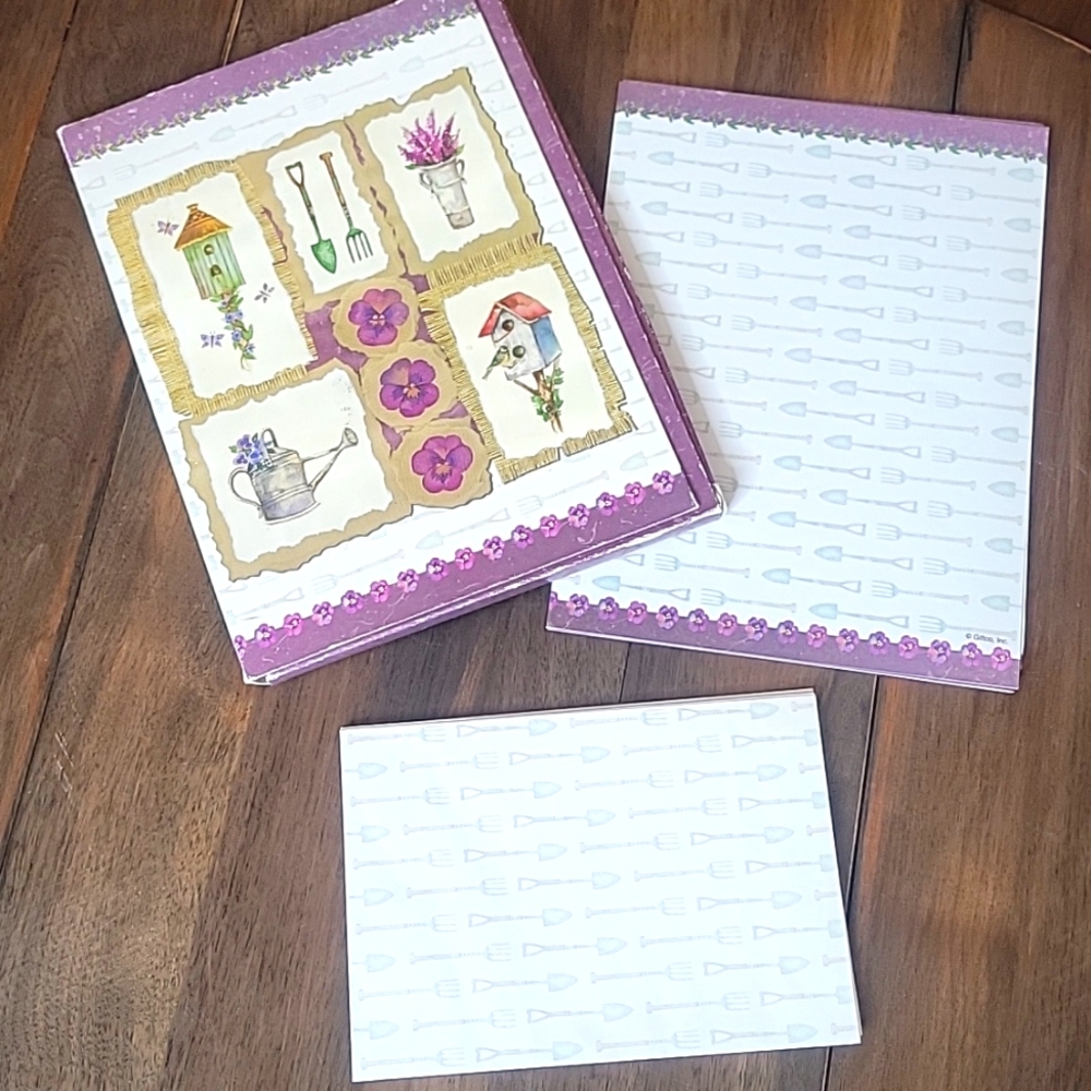 Garden Theme Stationary Set